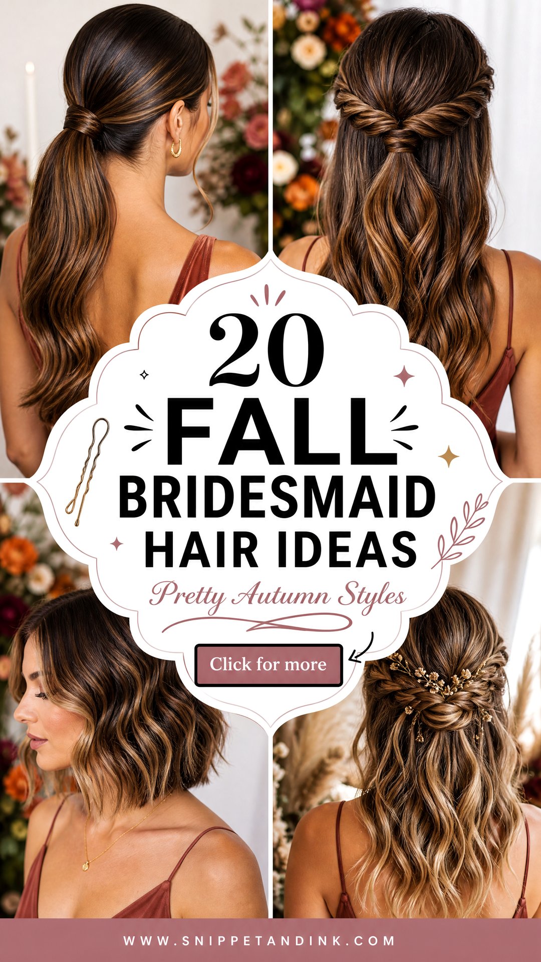 20 Fall Bridesmaid Hair Ideas Pretty Styles for Autumn - 20 Fall Bridesmaid Hair Ideas: Pretty Styles for Autumn