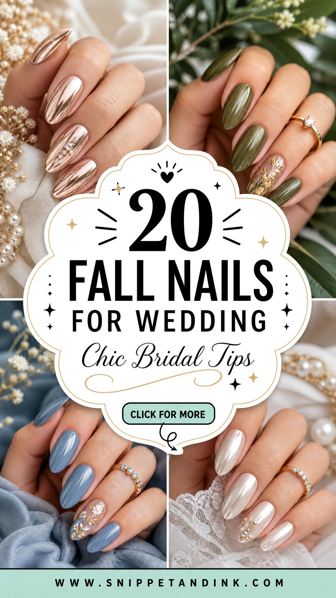 20 Fall Nails for Wedding Chic Ideas for Autumn Brides - 20 Fall Nails for Wedding: Chic Ideas for Autumn Brides