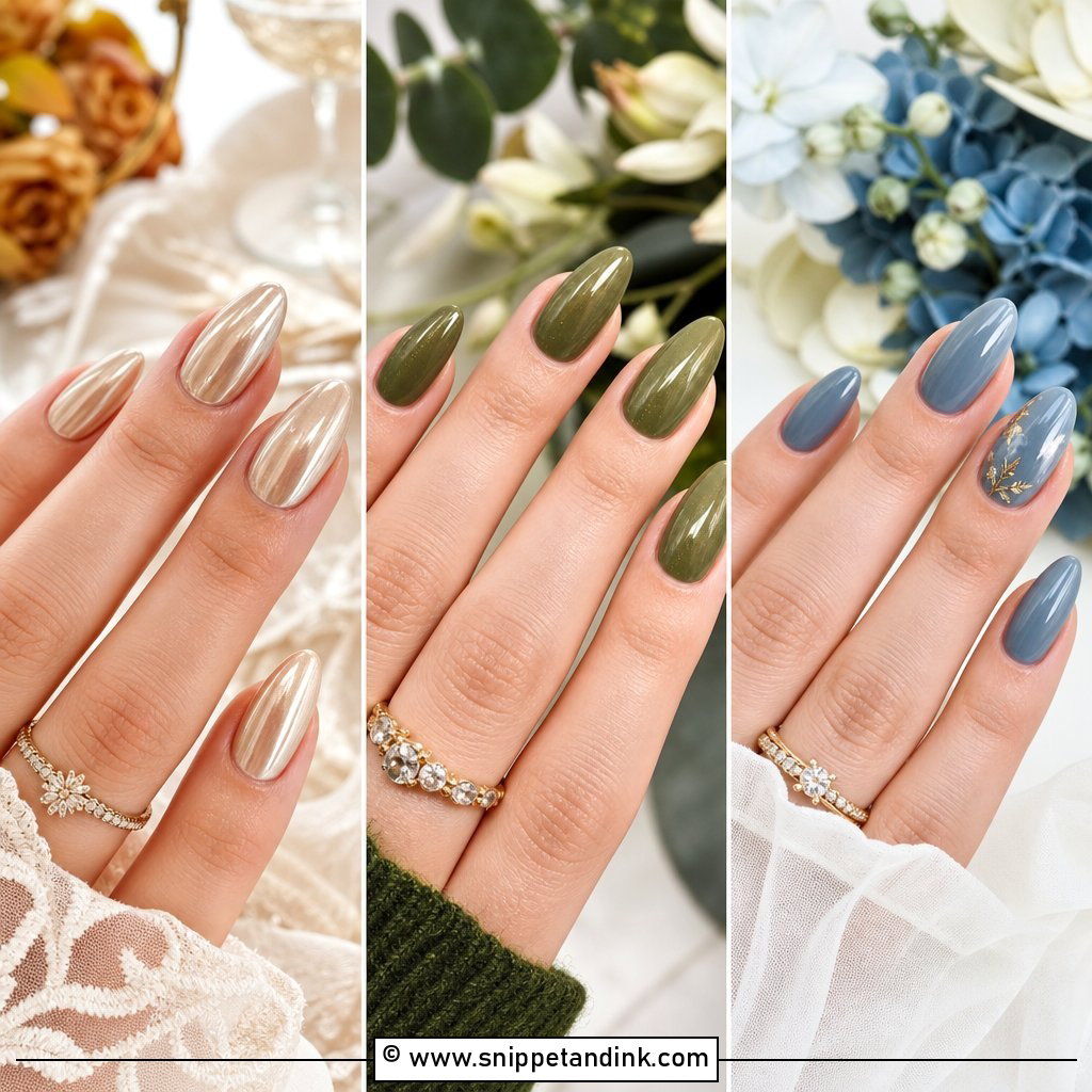 20 Fall Nails for Wedding Chic Ideas for Autumn Brides