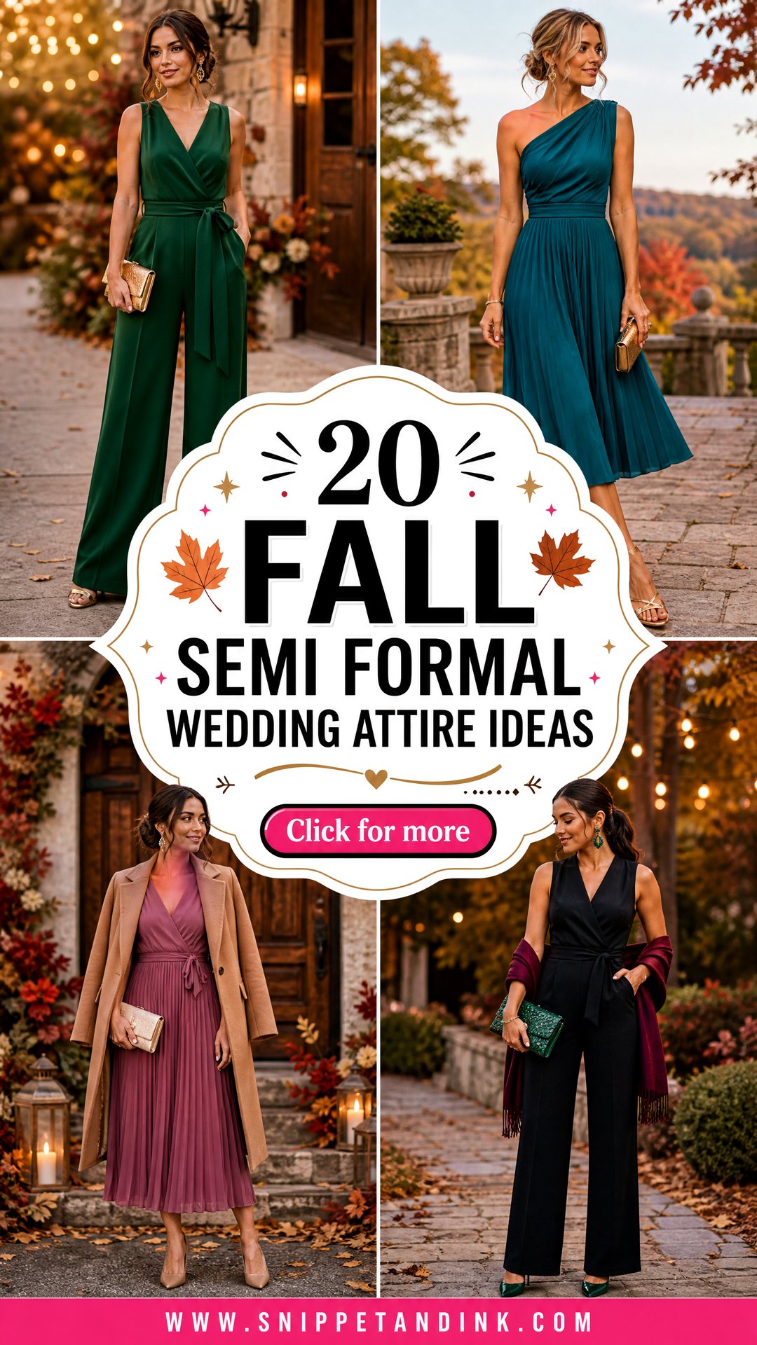 20 Fall Semi Formal Wedding Attire Ideas Guest Looks to Love - 20 Fall Semi Formal Wedding Attire Ideas: Guest Looks to Love