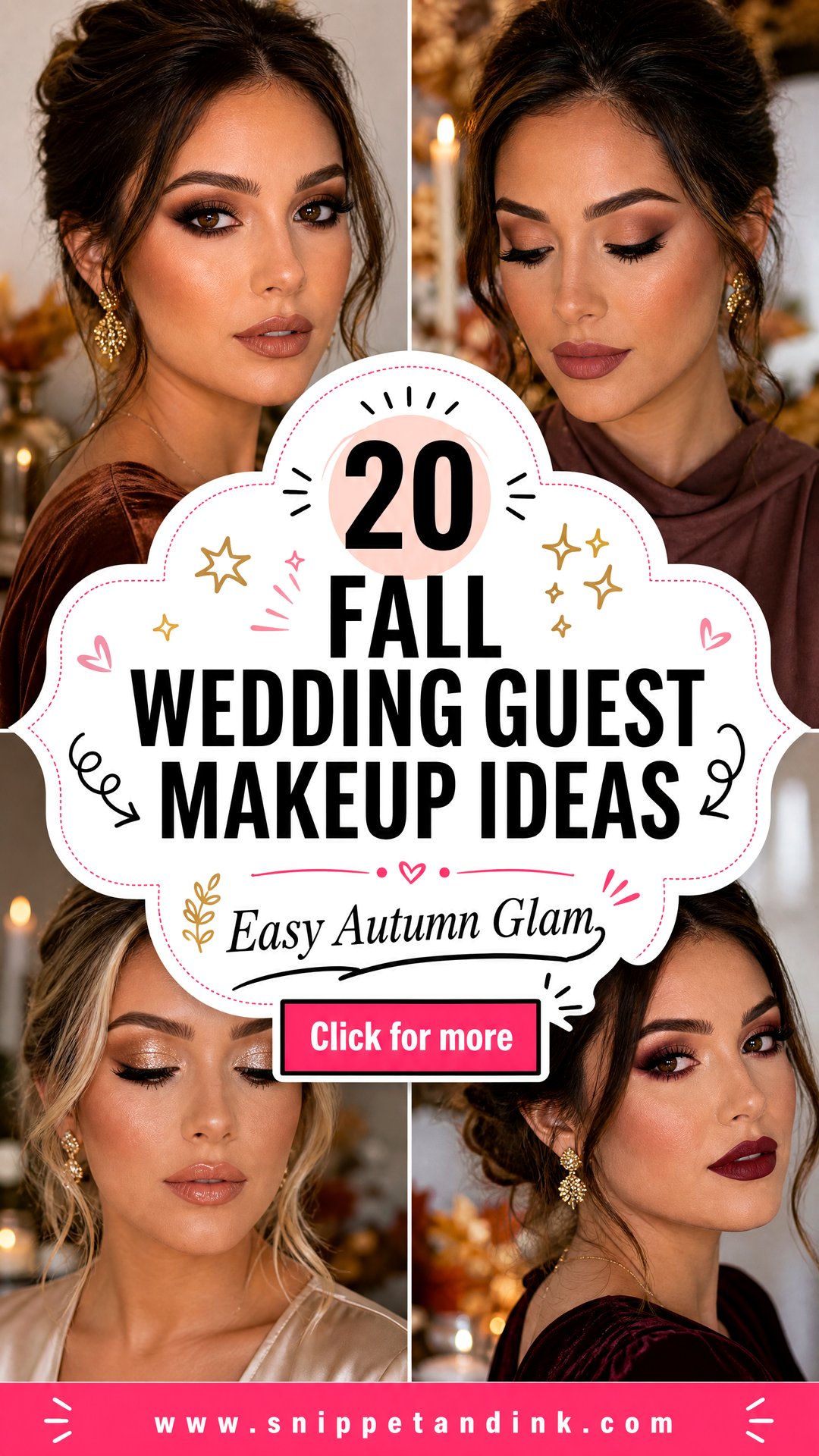 20 Fall Wedding Guest Makeup Ideas Soft Easy Autumn Glam - 20 Fall Wedding Guest Makeup Ideas: Soft Easy Autumn Glam