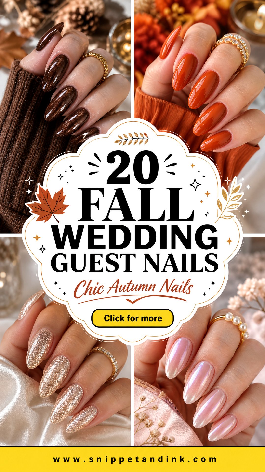 20 Fall Wedding Guest Nails Chic Autumn Ideas This Season - 20 Fall Wedding Guest Nails: Chic Autumn Ideas This Season