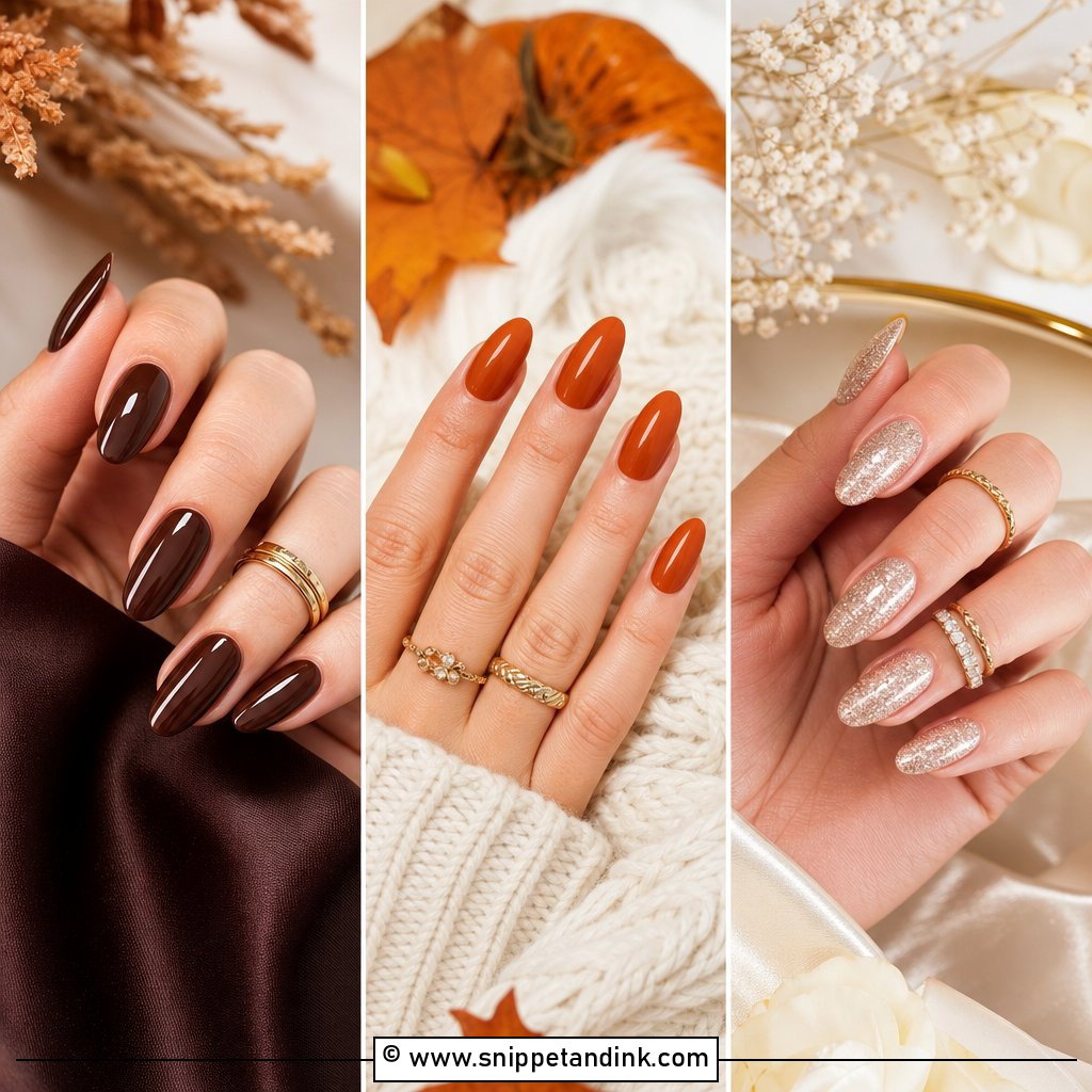 20 Fall Wedding Guest Nails Chic Autumn Ideas This Season