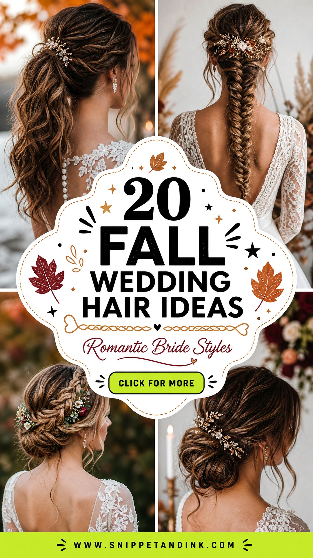 20 Fall Wedding Hair Ideas Romantic Styles for Brides - 20 Fall Wedding Hair Ideas: Romantic Styles for Brides