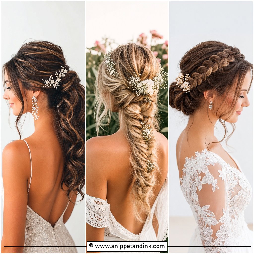 20 Fall Wedding Hair Ideas Romantic Styles for Brides