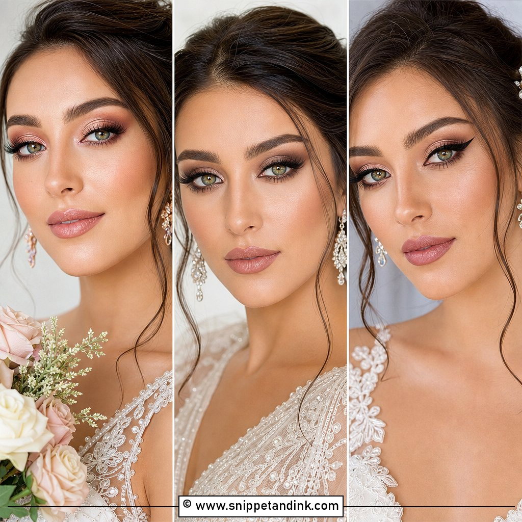 20 Fall Wedding Makeup for Bride Green Eyes Radiant Looks
