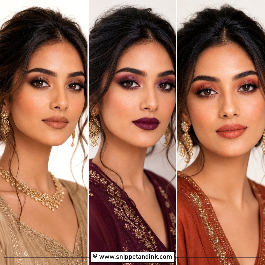 20 Fall Wedding Makeup for Brown Eyes Warm Guest Looks