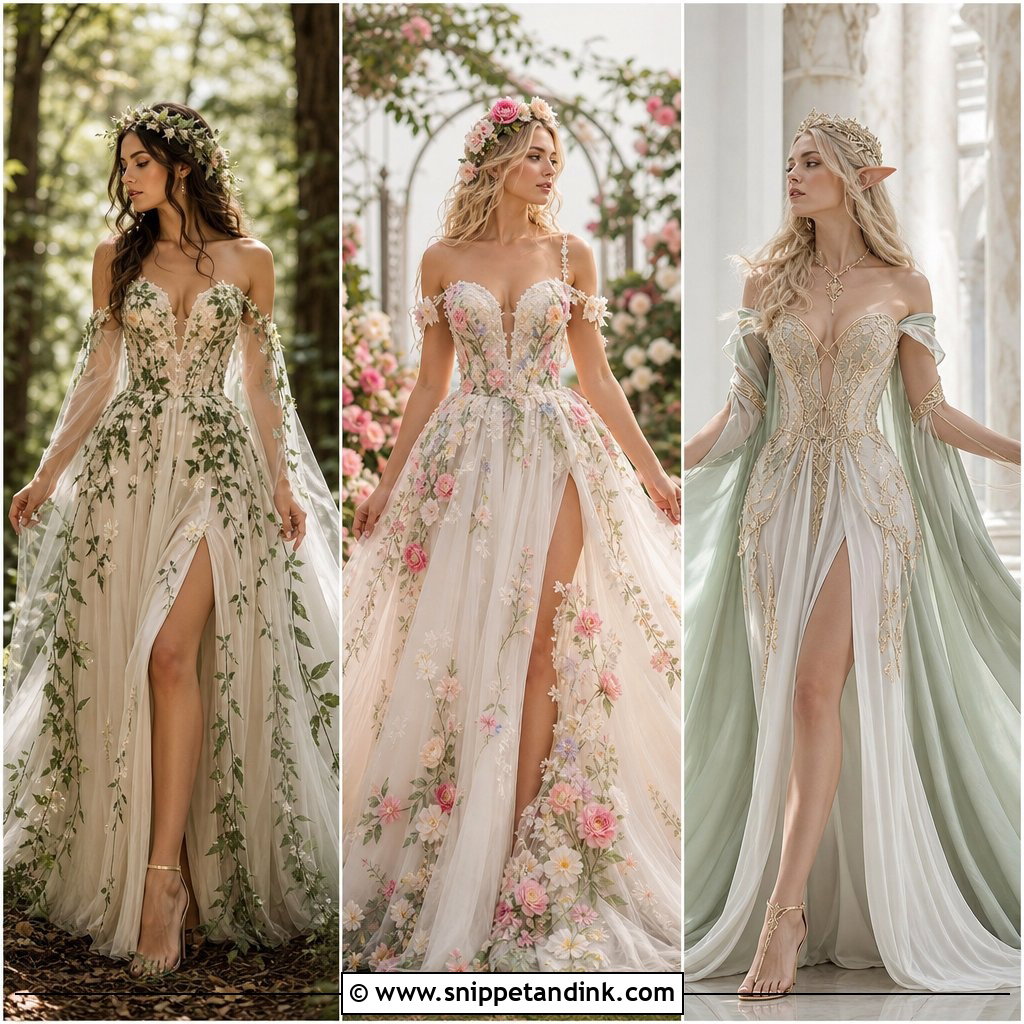 20 Fantasy Goddesses Wedding Dress Ideas for Mythic Bridal Magic