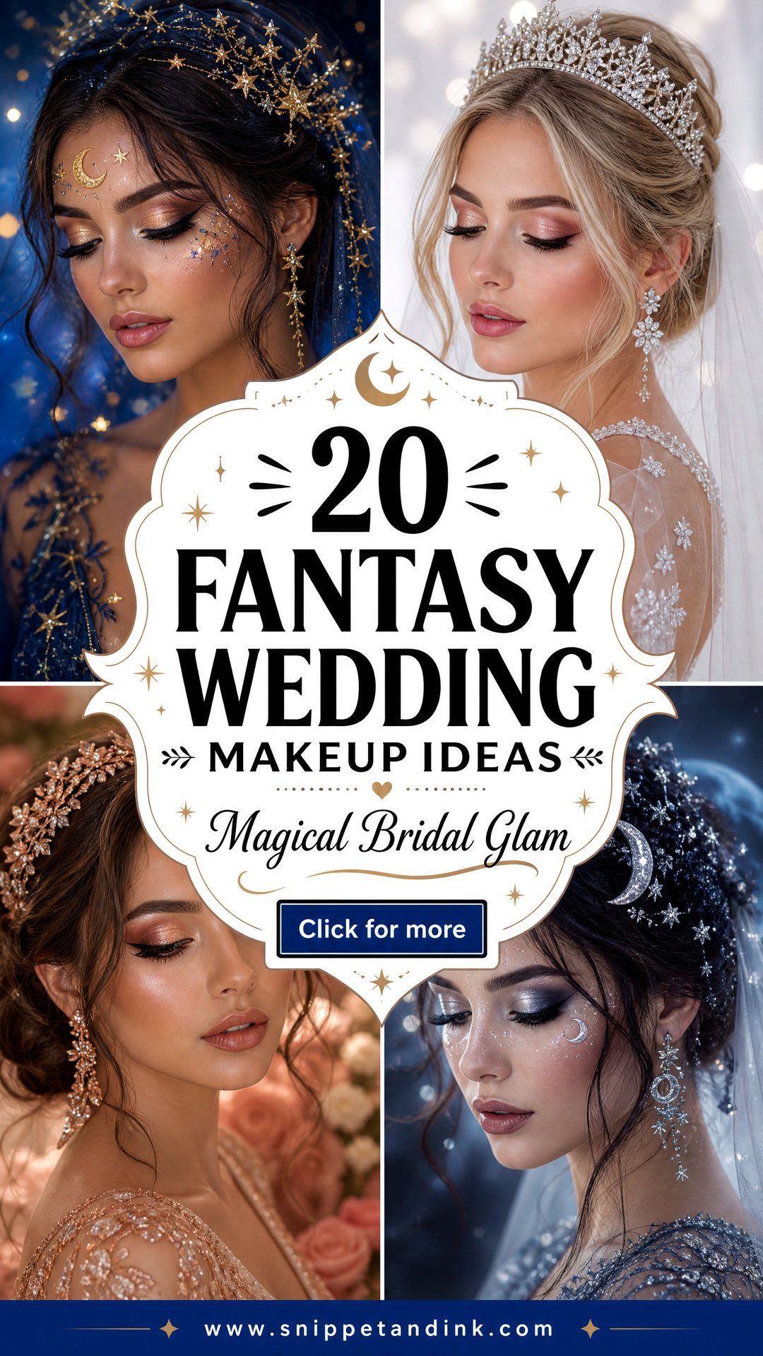 20 Fantasy Wedding Makeup Ideas for Magical Brides - 20 Fantasy Wedding Makeup Ideas for Magical Brides