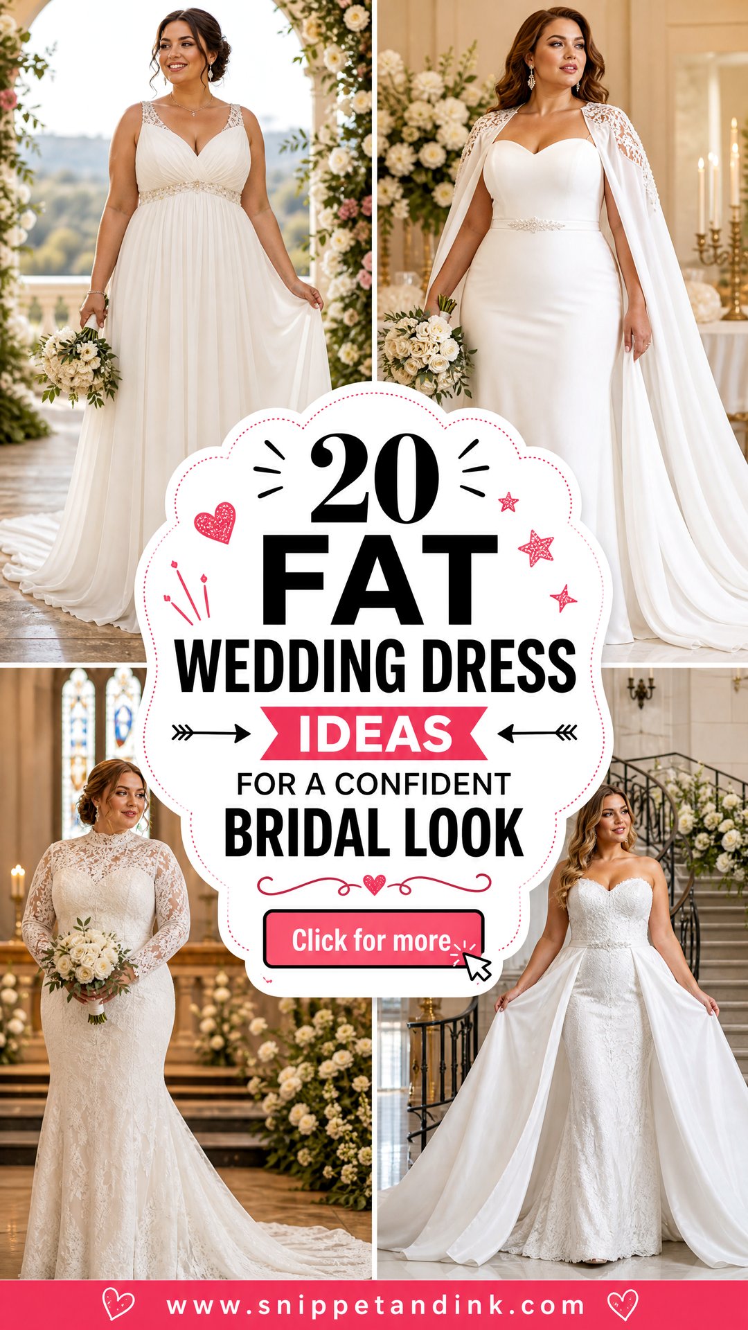 20 Fat Wedding Dress Ideas for a Confident Bridal Look - 20 Fat Wedding Dress Ideas for a Confident Bridal Look