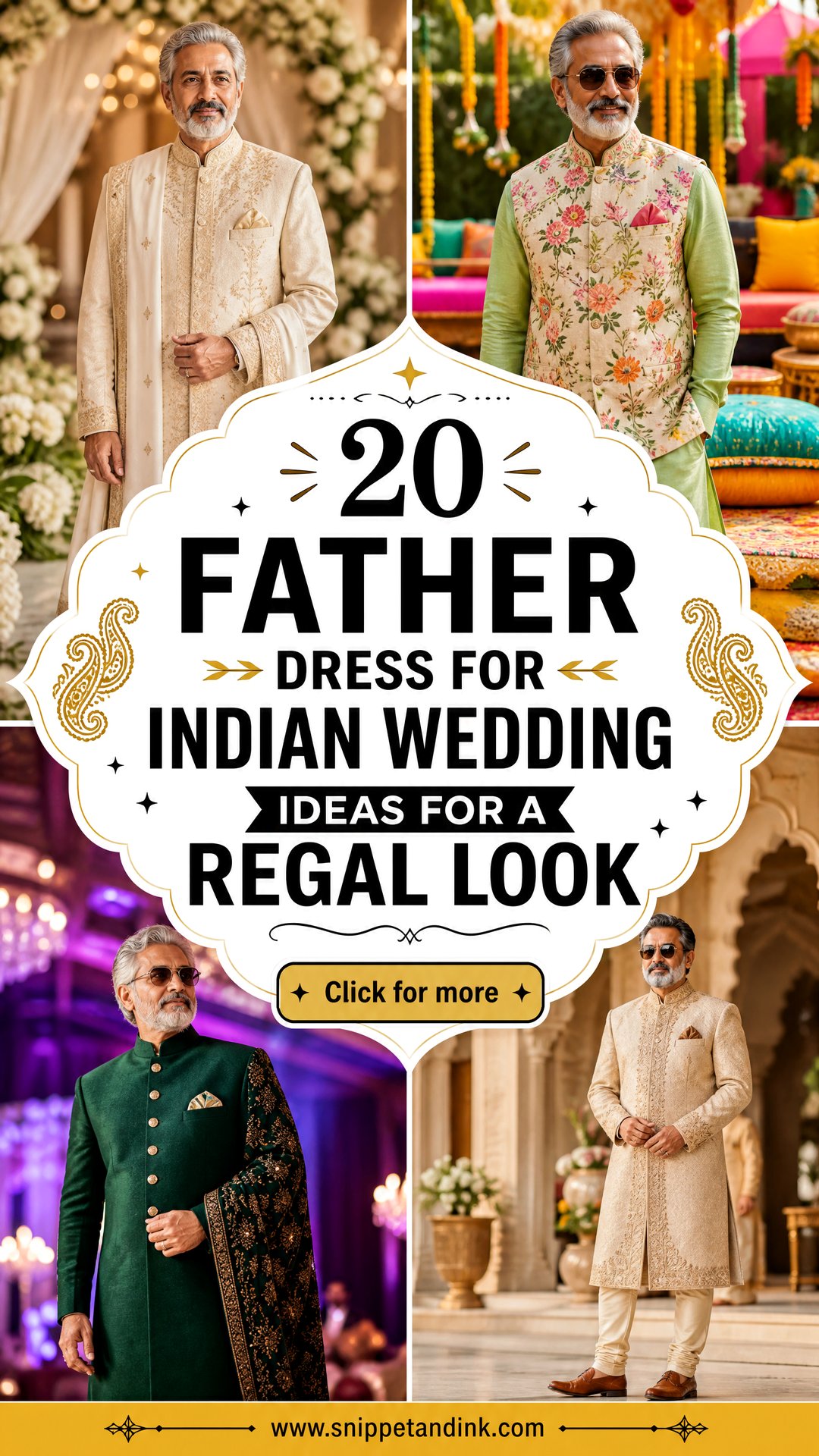 20 Father Dress for Indian Wedding Ideas for a Regal Look - 20 Father Dress for Indian Wedding Ideas for a Regal Look