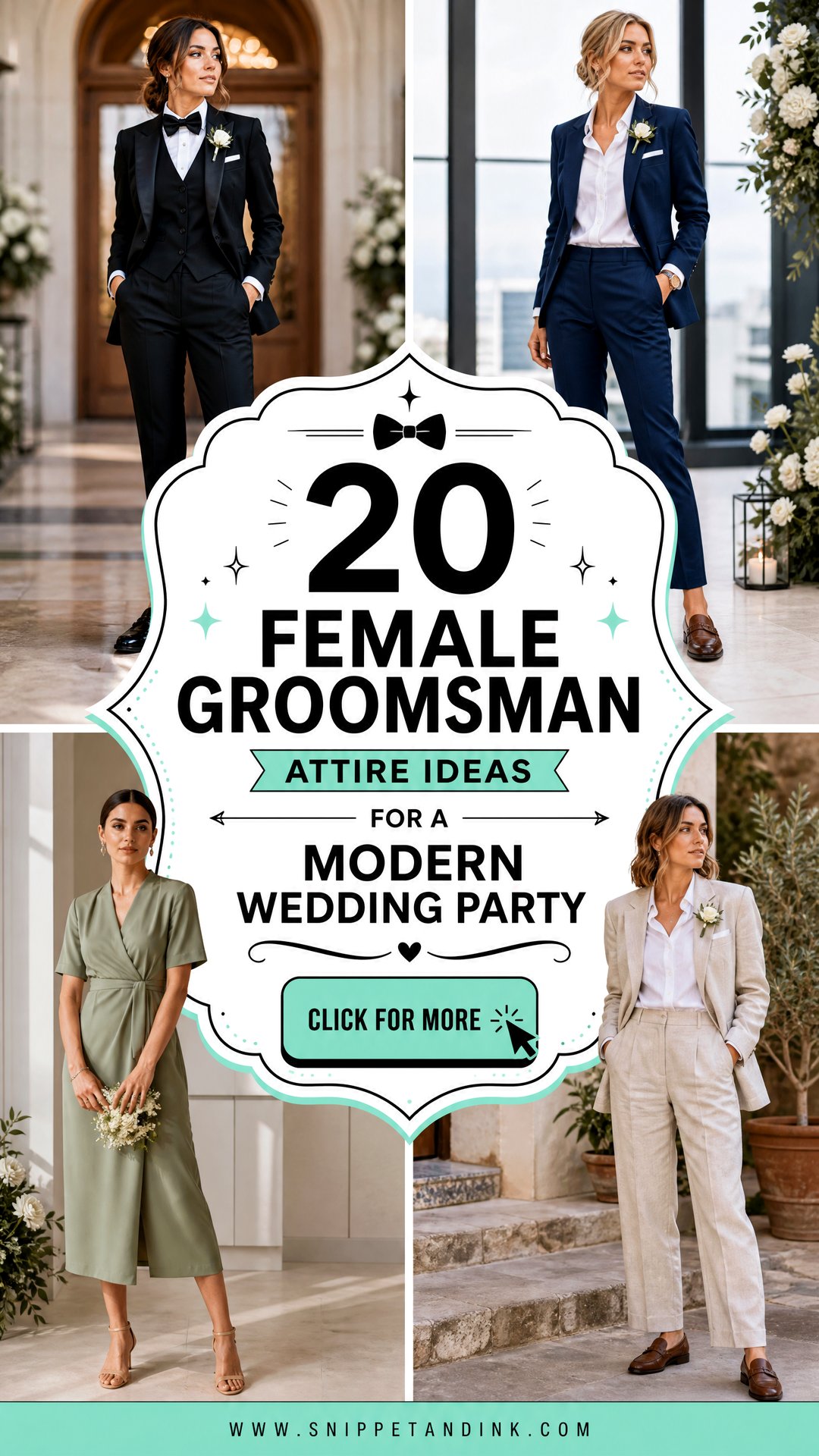 20 Female Groomsman Attire Ideas for a Modern Wedding Party - 20 Female Groomsman Attire Ideas for a Modern Wedding Party