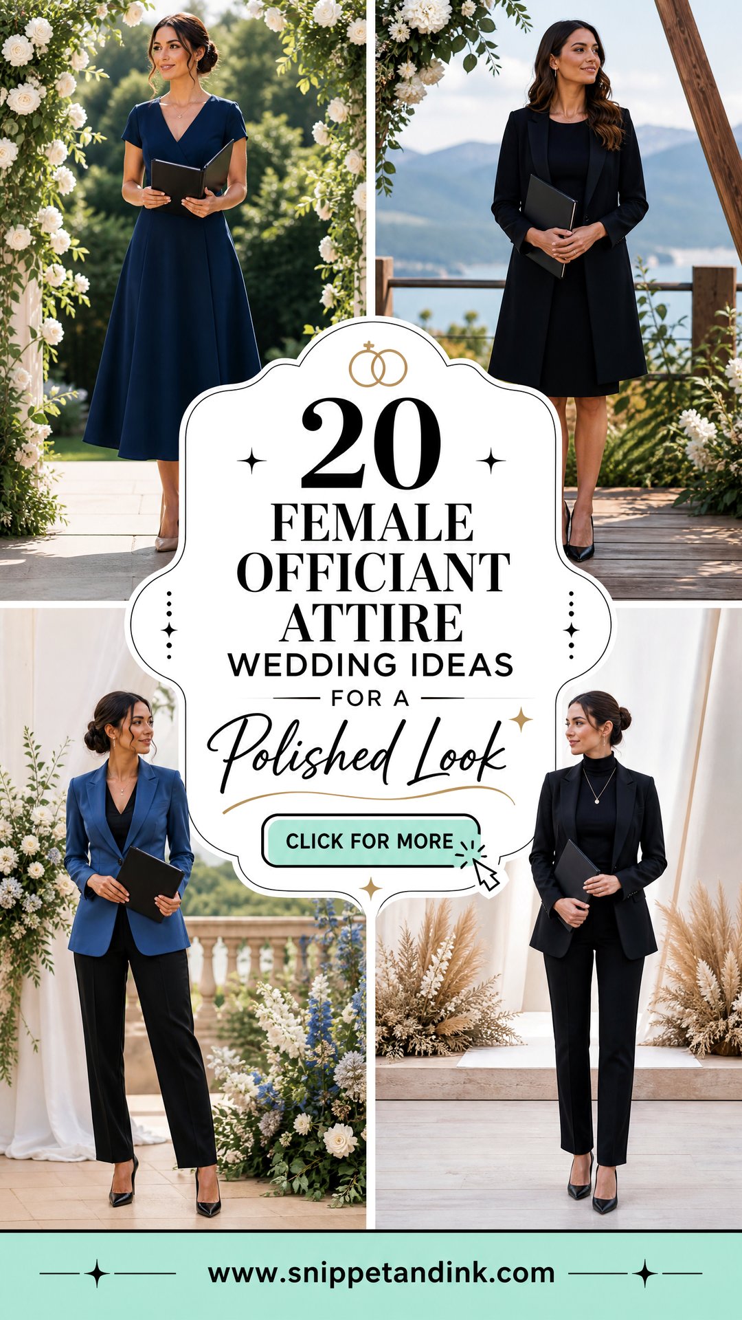 20 Female Officiant Attire Wedding Ideas for a Polished Look - 20 Female Officiant Attire Wedding Ideas for a Polished Look