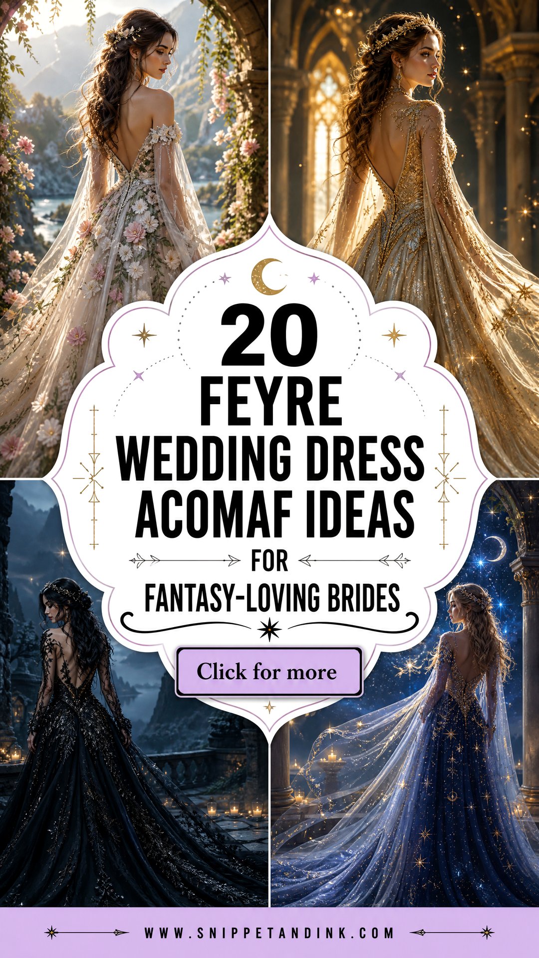 20 Feyre Wedding Dress Acomaf Ideas for Fantasy-Loving Brides - 20 Feyre Wedding Dress Acomaf Ideas for Fantasy-Loving Brides
