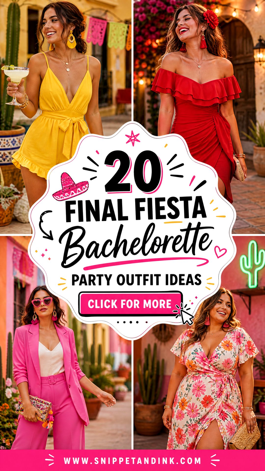20 Final Fiesta Bachelorette Party Outfit Ideas for the Bride Crew - 20 Final Fiesta Bachelorette Party Outfit Ideas for the Bride Crew