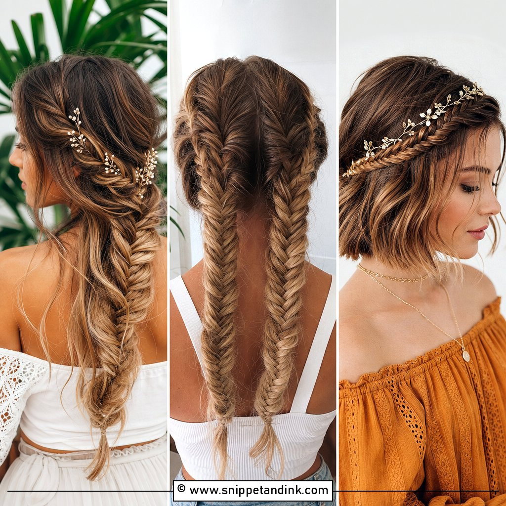20 Fishtail Wedding Hair Ideas for Romantic Brides
