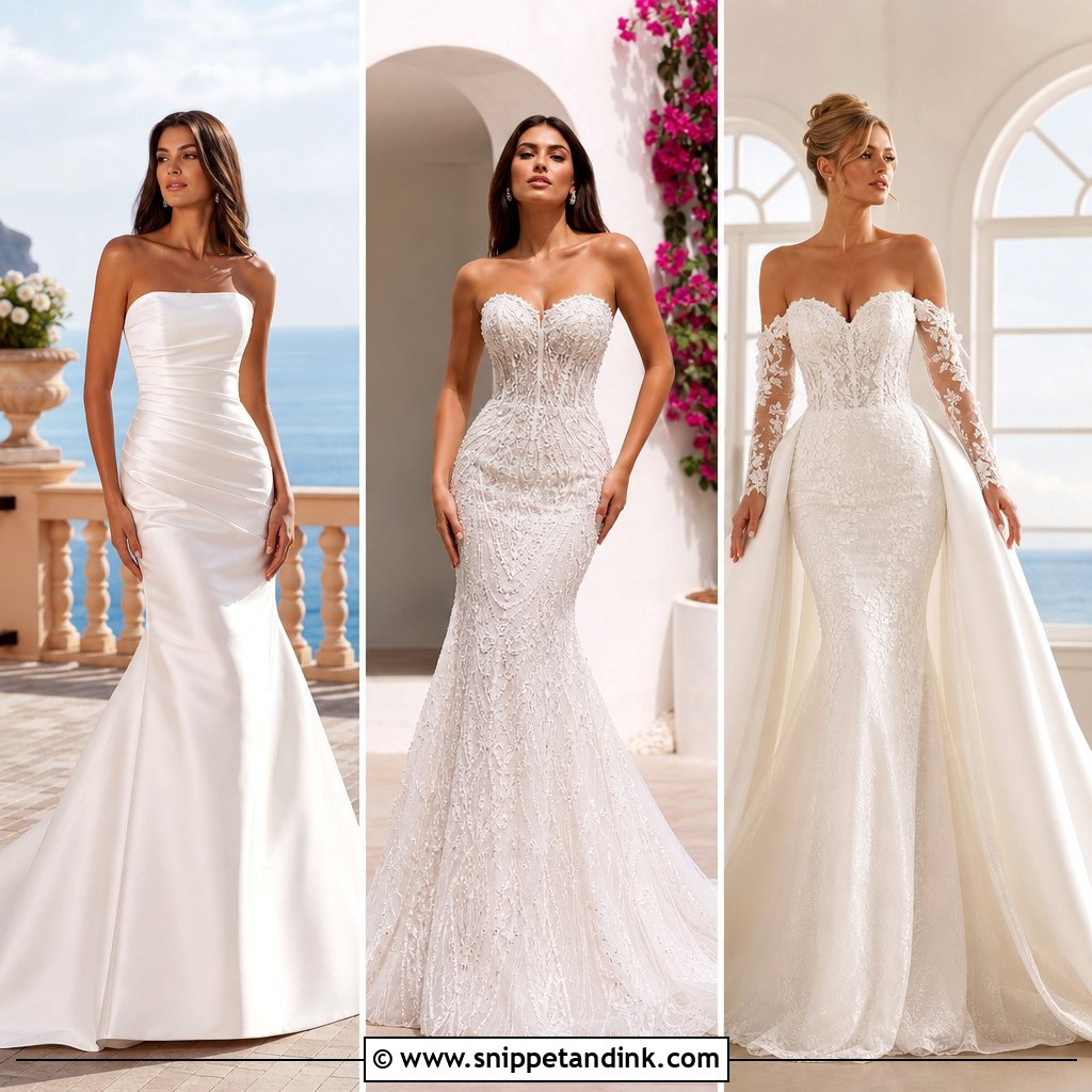 20 Fit Wedding Dress Ideas for a Flattering Bridal Look
