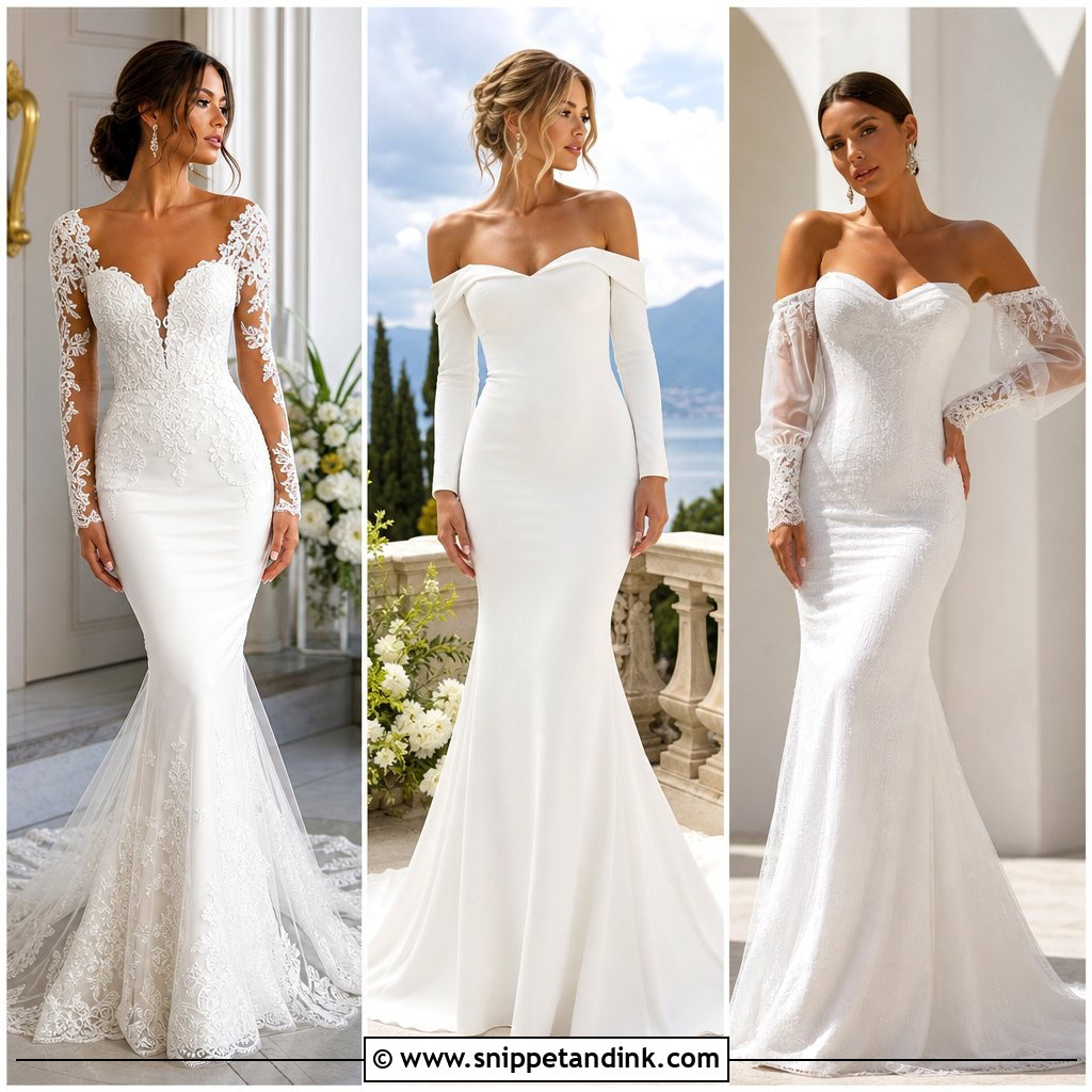 20 Fitted Wedding Dress with Sleeves: Chic Bridal Looks