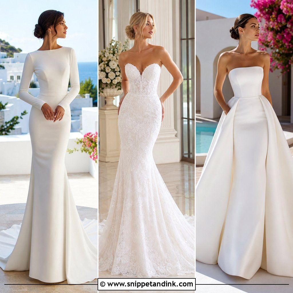 20 Fitted Wedding Dress with Train Ideas: Dramatic Bridal Style