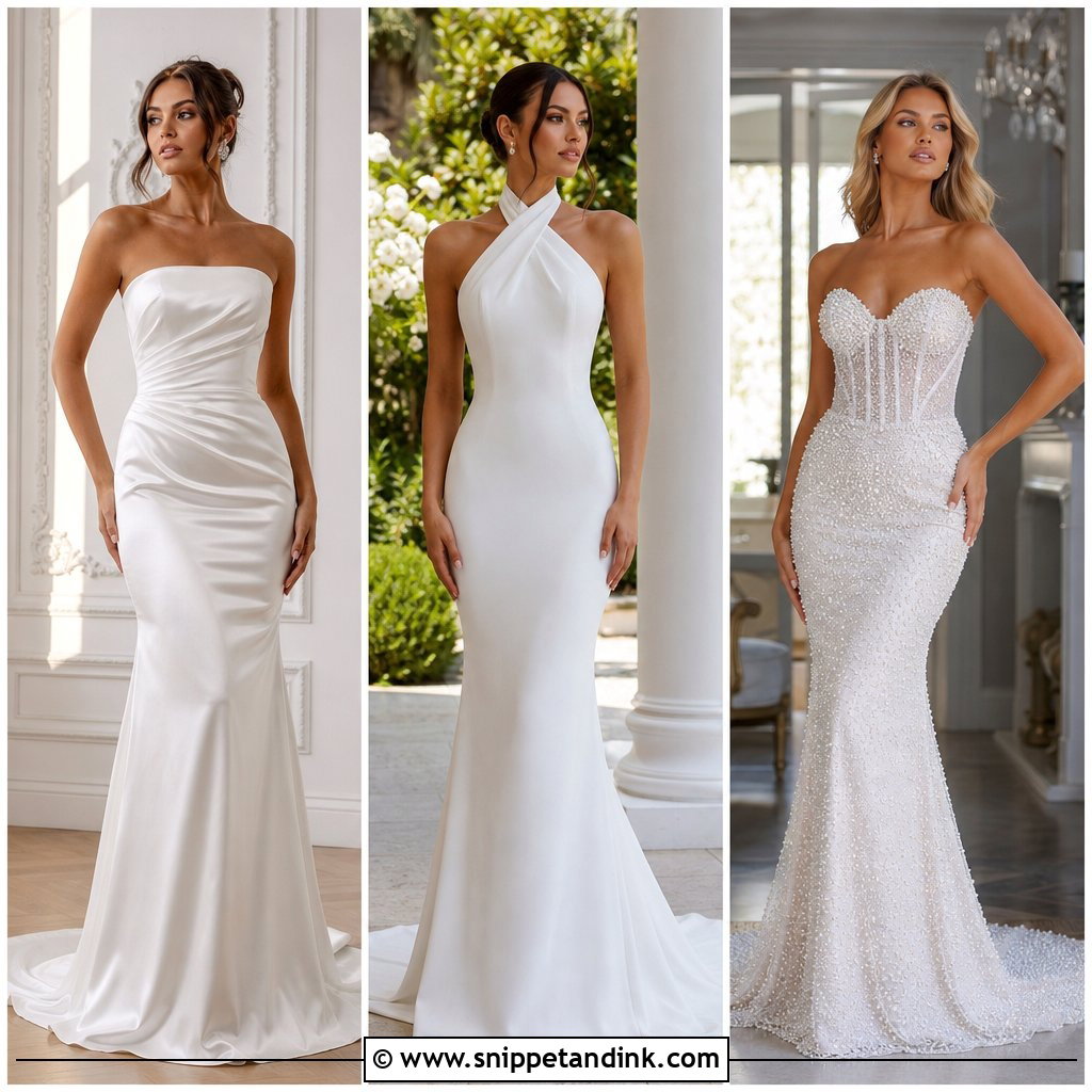 20 Fitted Wedding Gown Ideas for a Sleek, Sculpted Bridal Look