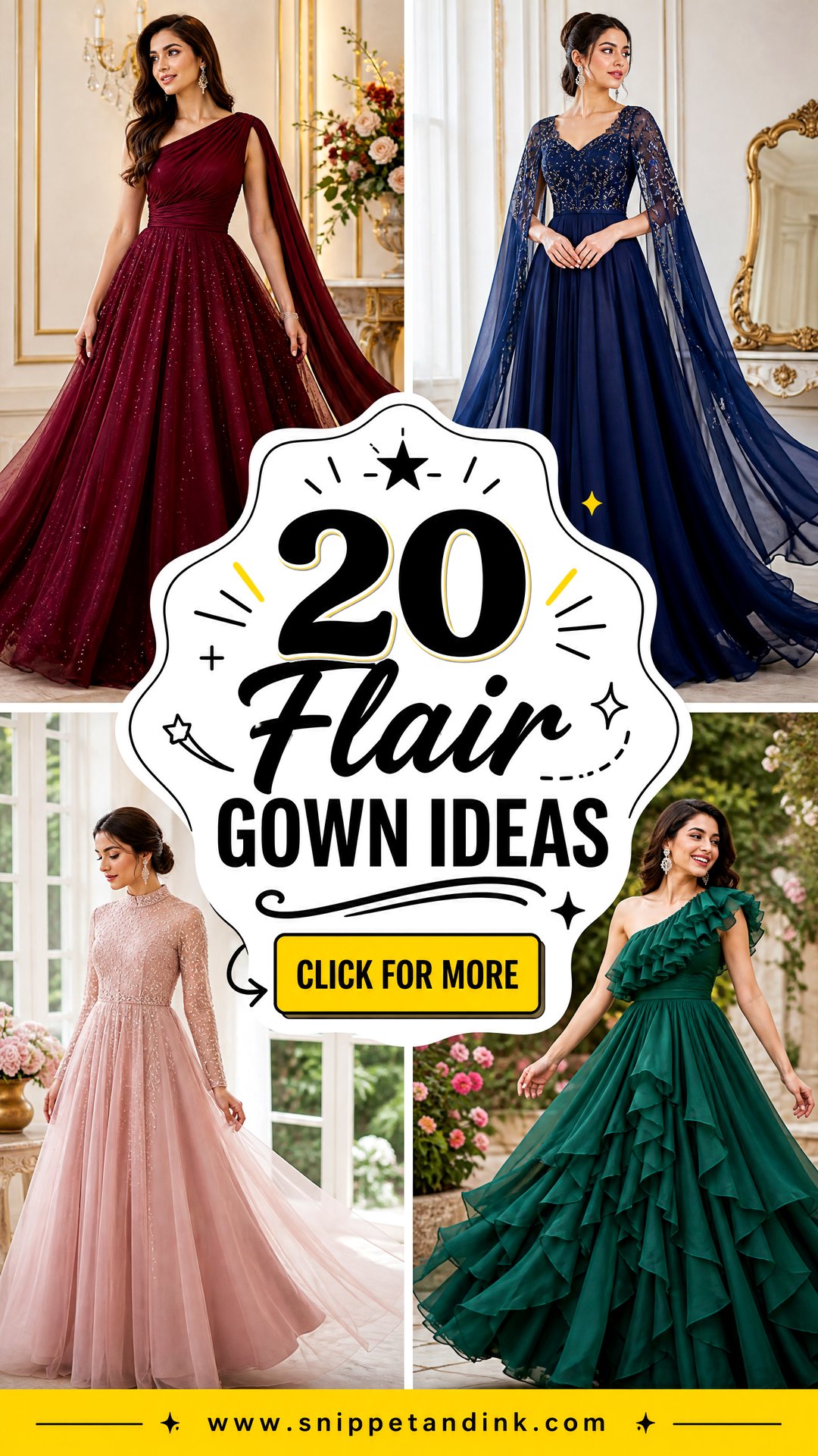 20 Flair Gown Ideas for Dramatic Fashion-Forward Bridal Style - 20 Flair Gown Ideas for Dramatic, Fashion-Forward Bridal Style