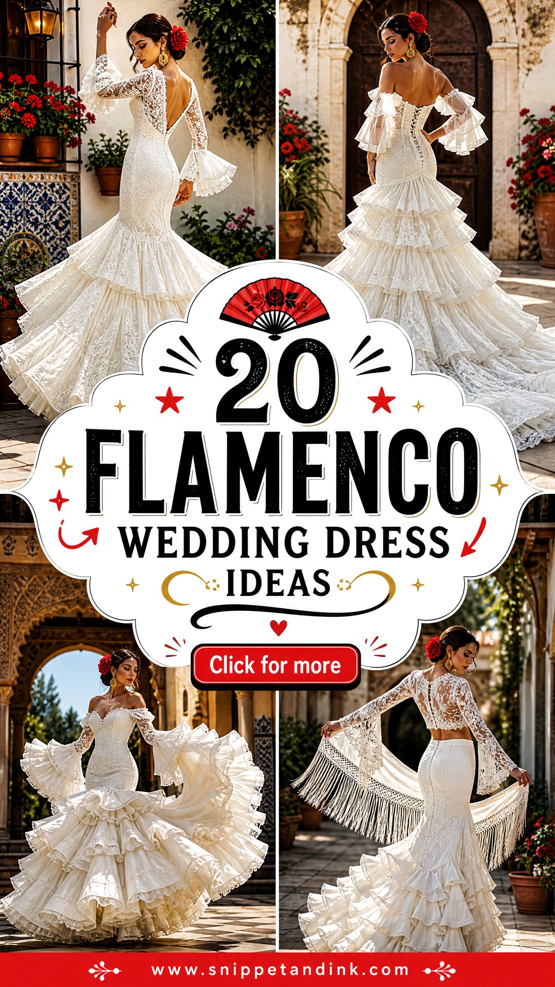 20 Flamenco Wedding Dress Ideas Bold Styles for Brides - 20 Flamenco Wedding Dress Ideas: Bold Styles for Brides