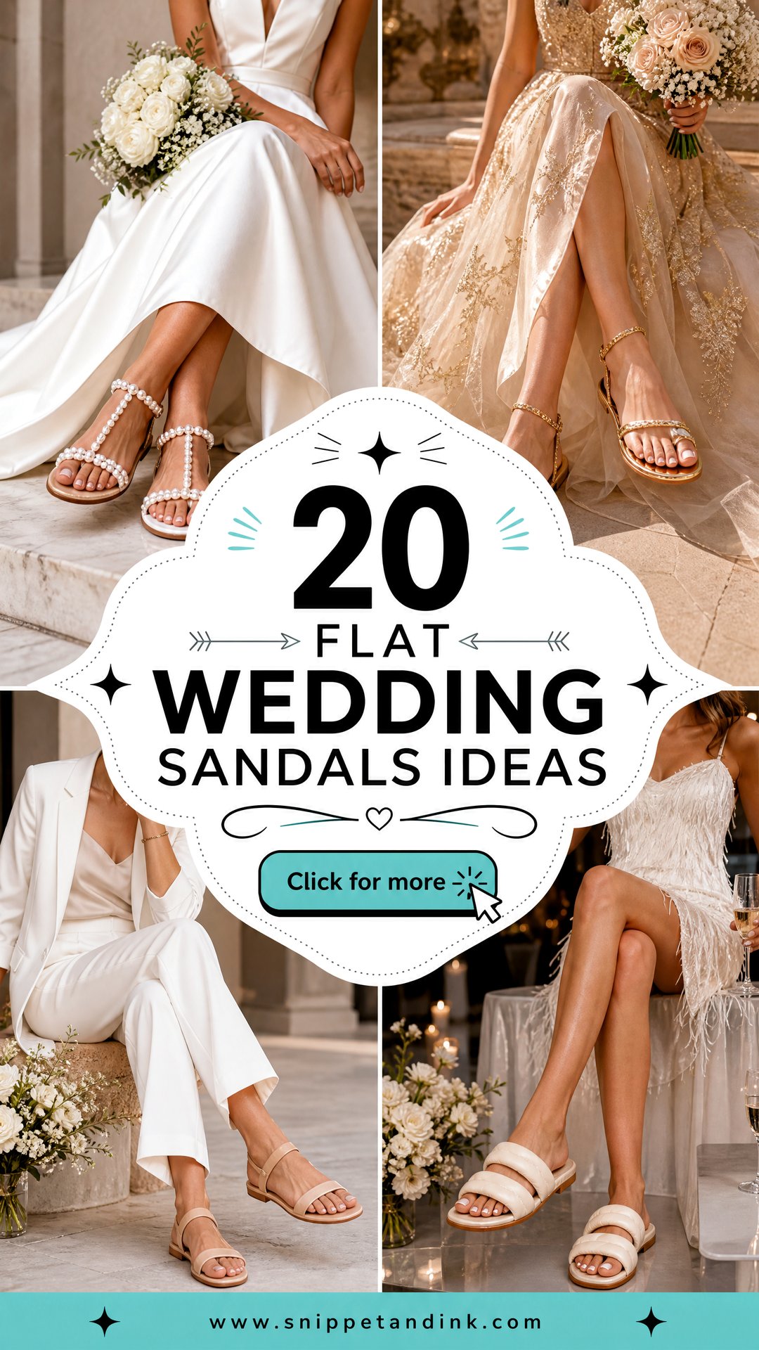 20 Flat Wedding Sandals Ideas Chic Comfort for Every Bride - 20 Flat Wedding Sandals Ideas: Chic Comfort for Every Bride