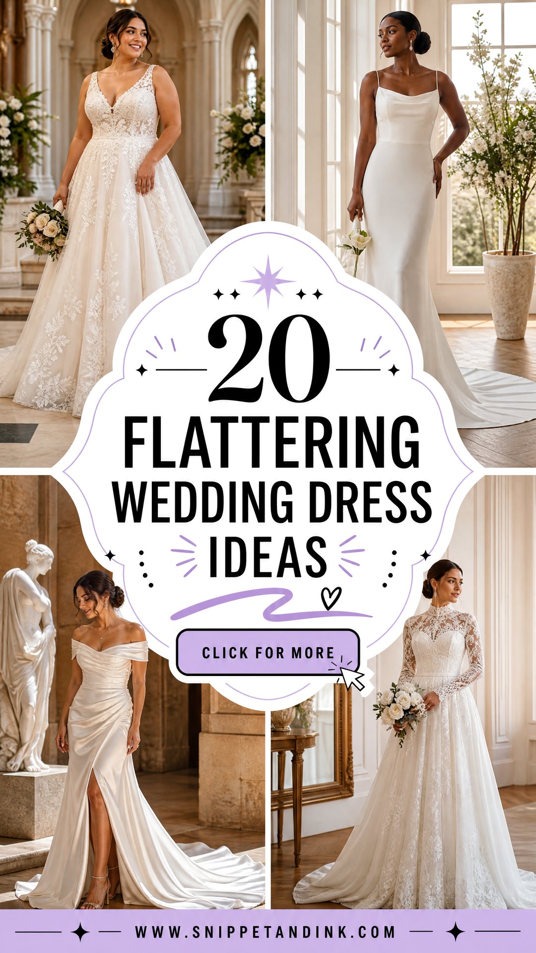 20 Flattering Wedding Dress Ideas Gorgeous Looks for Every Bride - 20 Flattering Wedding Dress Ideas: Gorgeous Looks for Every Bride