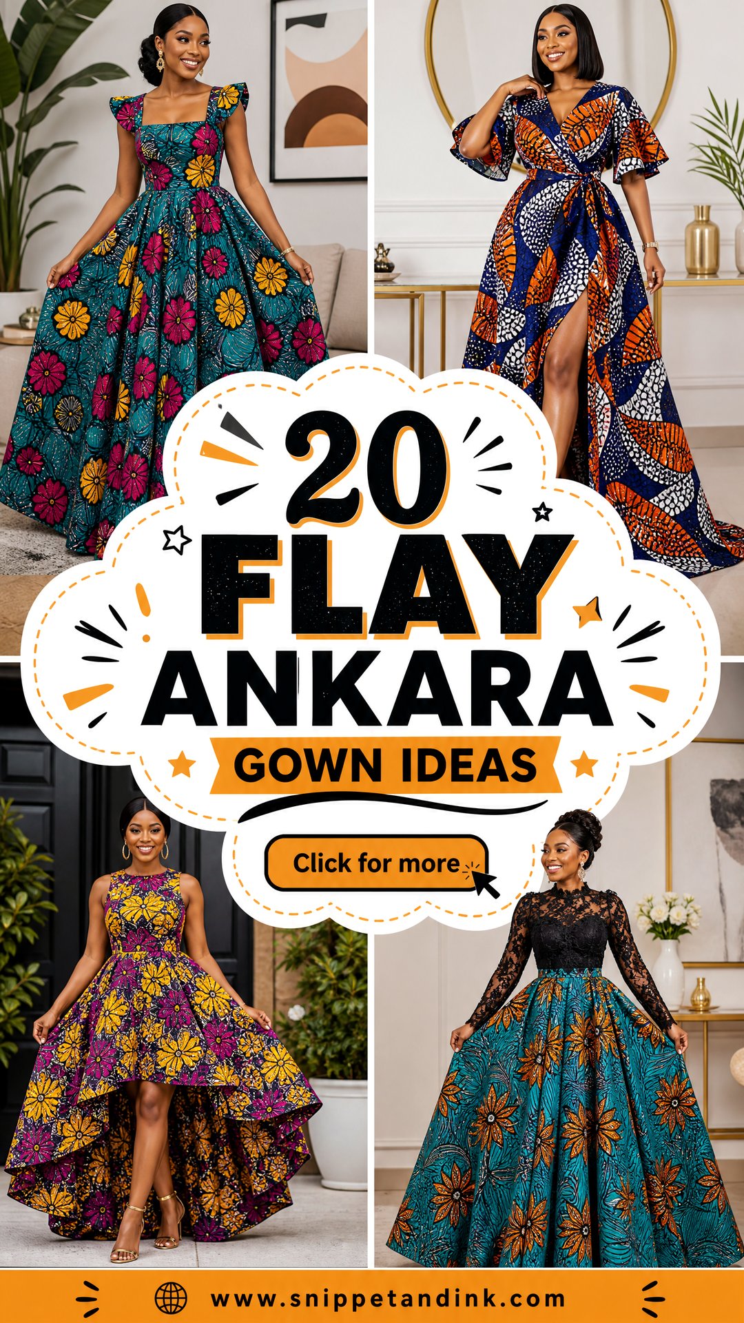 20 Flay Ankara Gown Ideas Vibrant Styles for Modern Women - 20 Flay Ankara Gown Ideas: Vibrant Styles for Modern Women