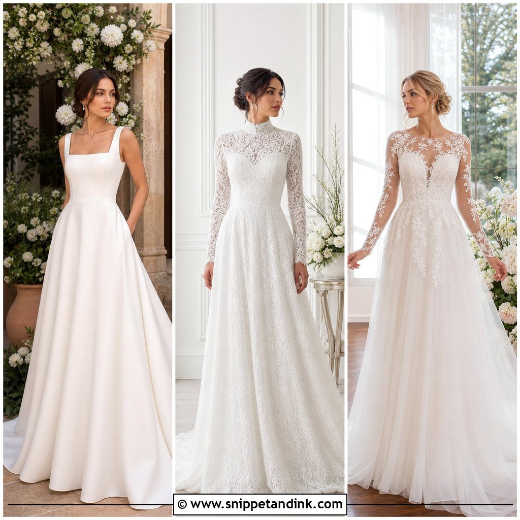20 Floor Length Wedding Dress Ideas: Timeless Bridal Looks