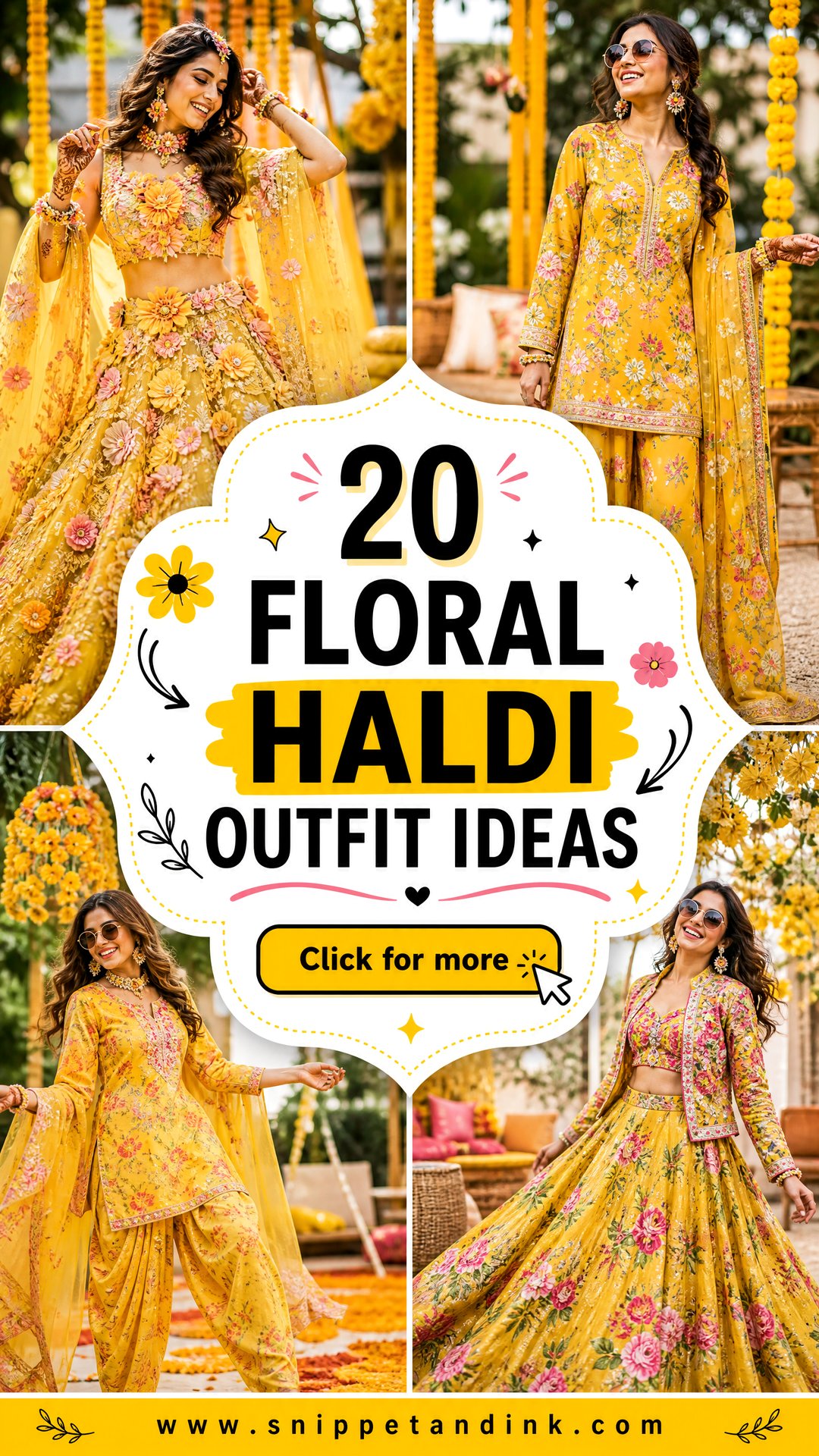 20 Floral Haldi Outfit Ideas for a Joyful Summer Bridal Look - 20 Floral Haldi Outfit Ideas for a Joyful Summer Bridal Look