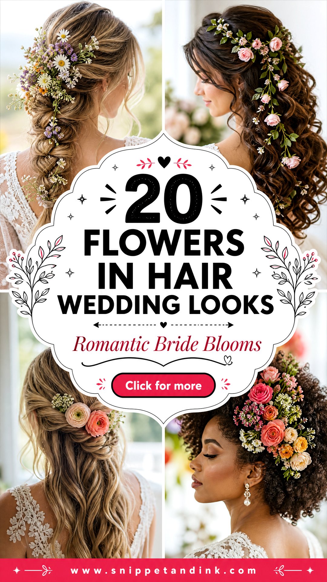 20 Flowers in Hair Wedding Looks for Romantic Brides Today - 20 Flowers in Hair Wedding Looks for Romantic Brides Today
