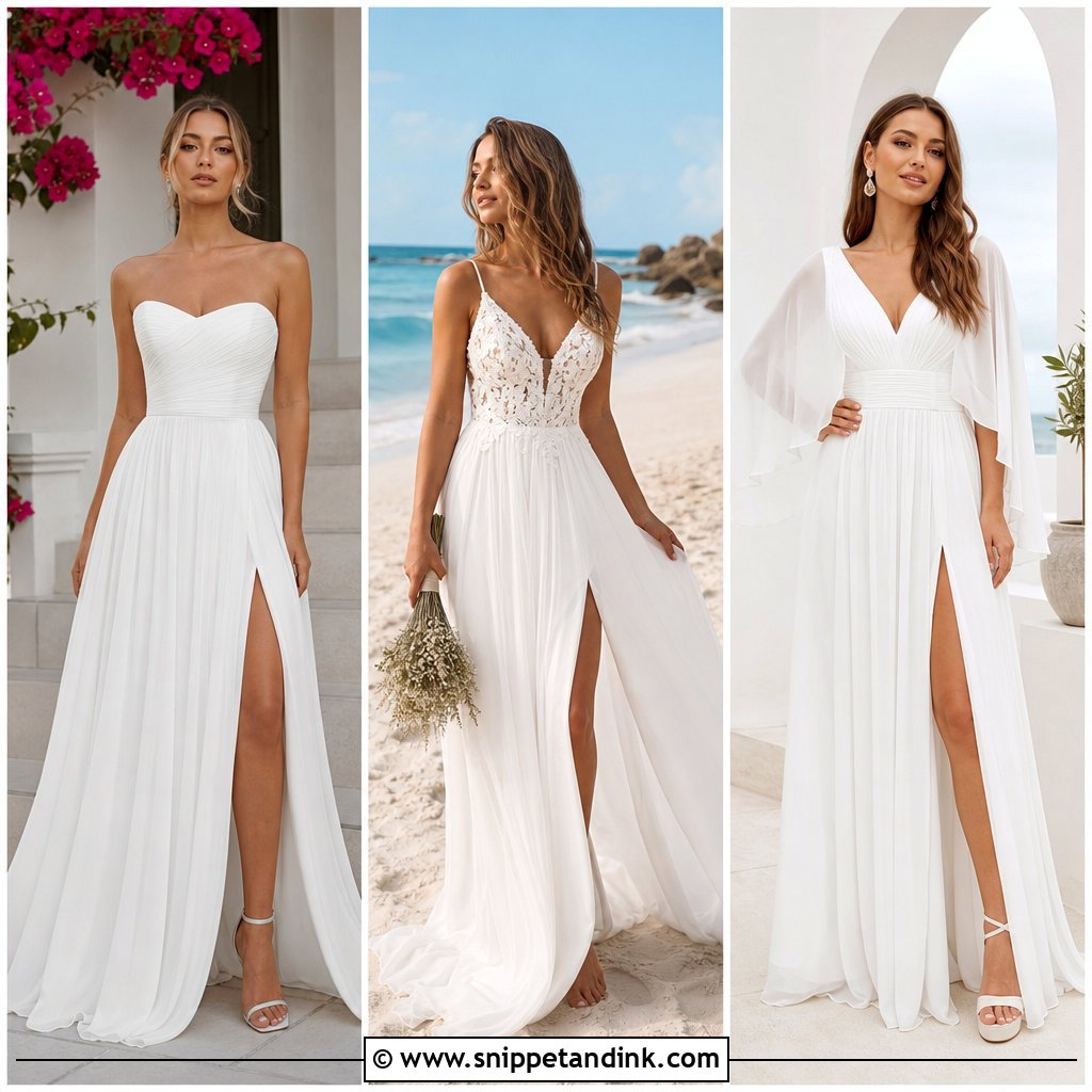 20 Flowy Chiffon Wedding Dress Ideas: Airy Looks for Brides