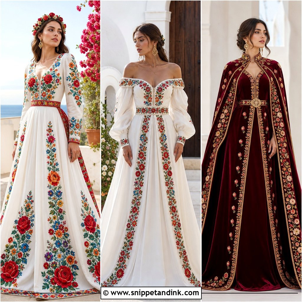 20 Folk Wedding Dress Ideas for Modern Culture-Loving Brides
