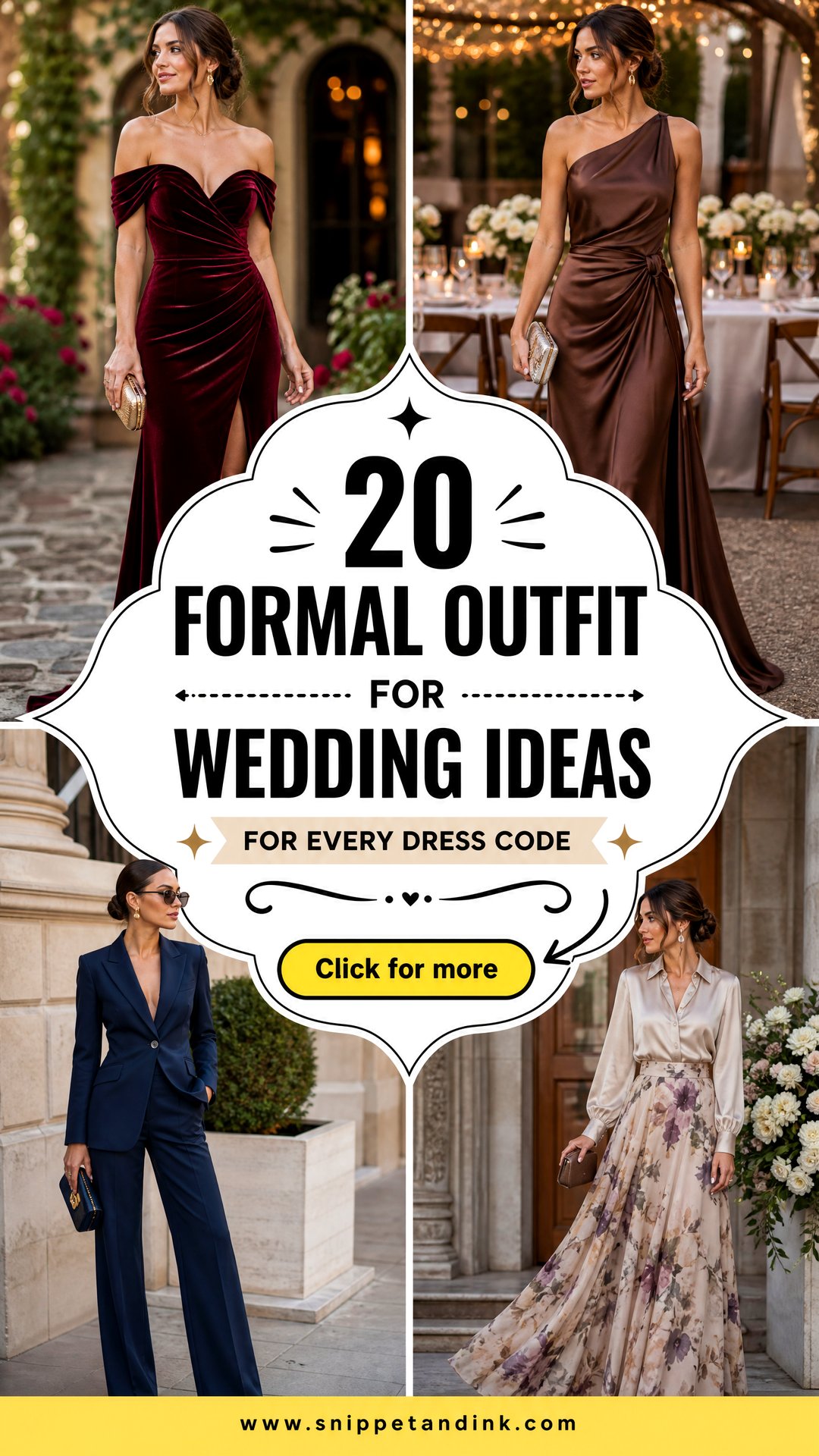 20 Formal Outfit for Wedding Ideas for Every Dress Code - 20 Formal Outfit for Wedding Ideas for Every Dress Code