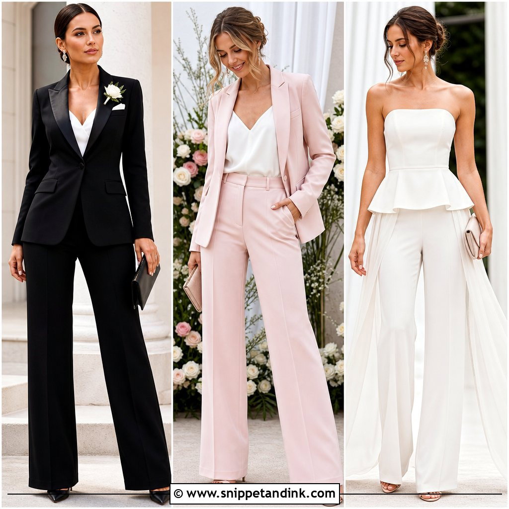 20 Formal Pants Outfit Wedding Ideas for Chic Female Guests