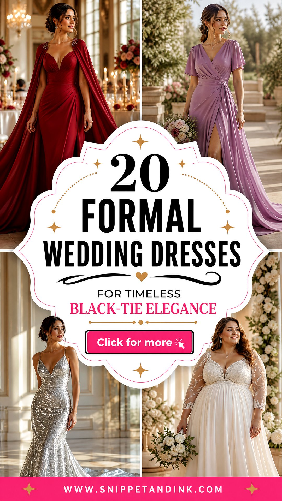 20 Formal Wedding Dresses for Timeless Black-Tie Elegance - 20 Formal Wedding Dresses for Timeless Black-Tie Elegance