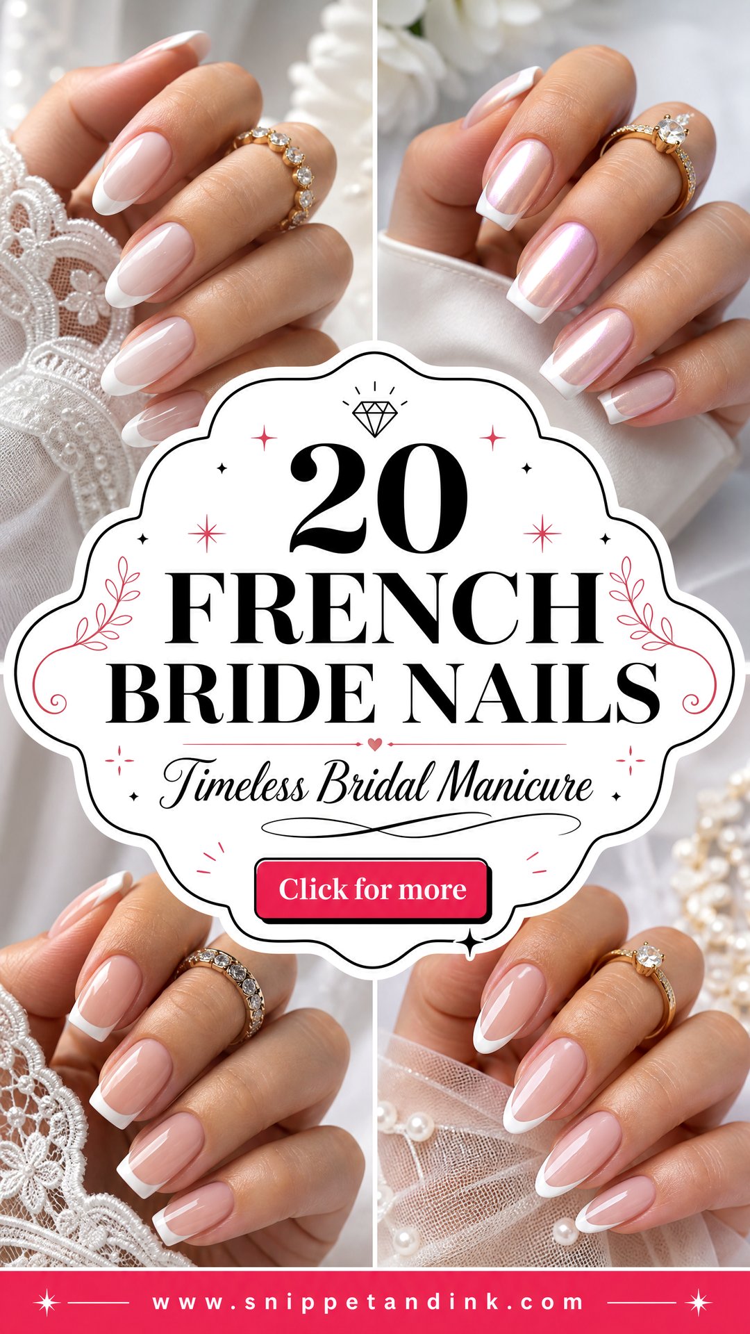20 French Bride Nails for a Timeless Wedding Manicure - 20 French Bride Nails for a Timeless Wedding Manicure