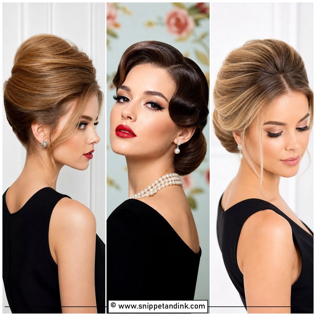 20 French Roll Wedding Hairstyle Ideas for Timeless Brides