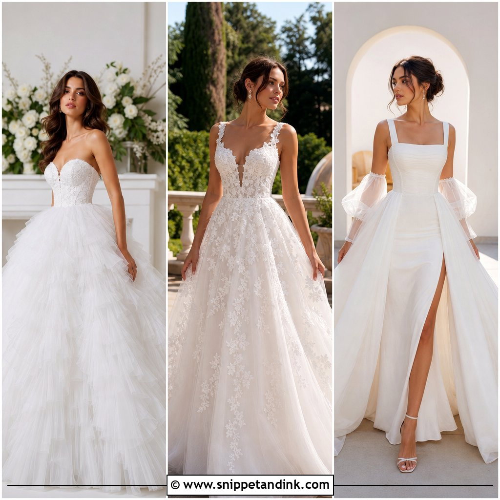 20 Frilly Wedding Dresses for Dreamy Romantic Statement Brides