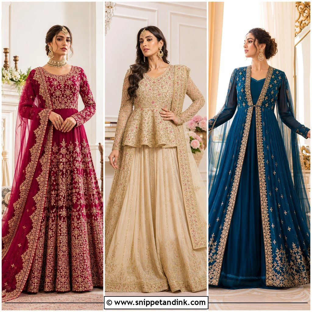 20 Frock Design for Wedding Ideas for a Stunning Bridal Look