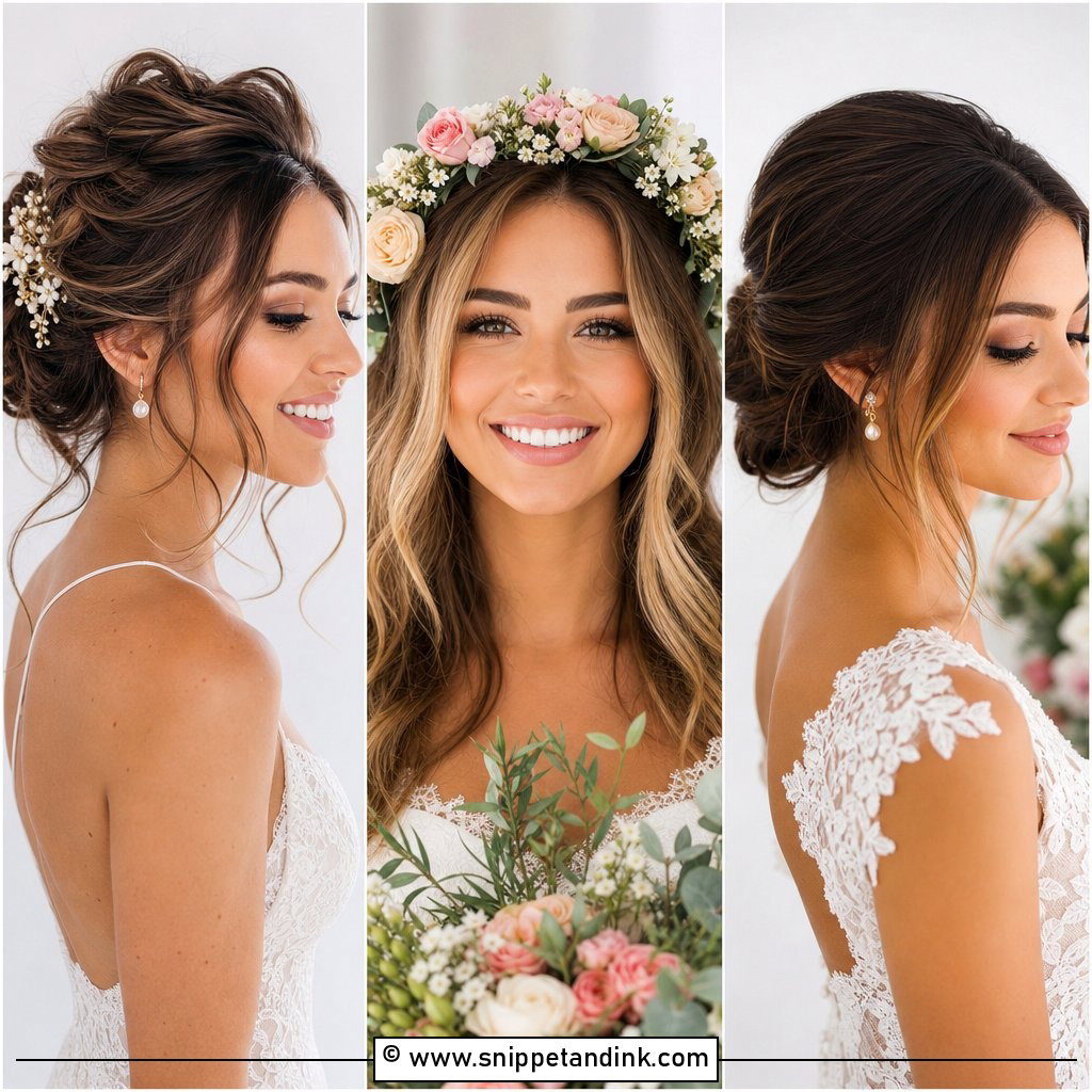 20 Front Hairstyles for Wedding Elegant Looks for Brides