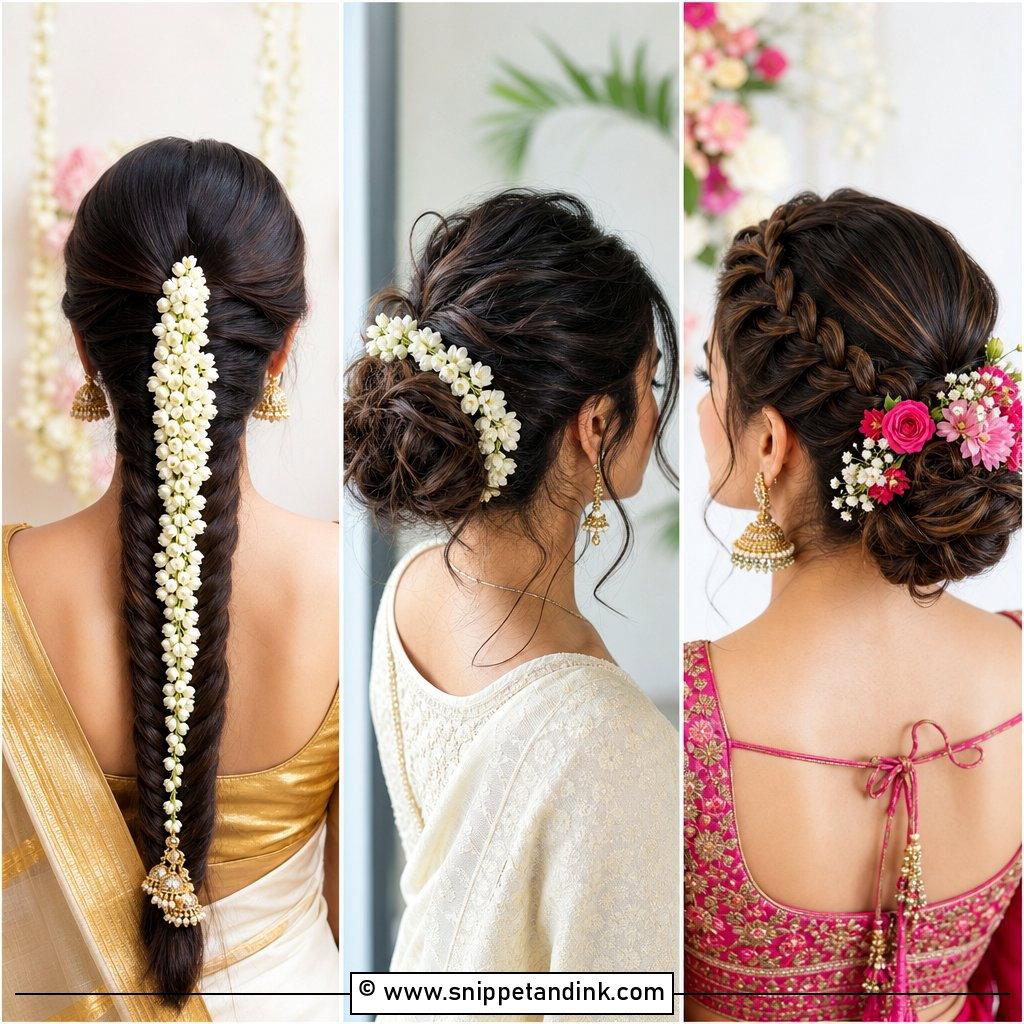20 Front Indian Weddings Bridal Hairstyles for Regal Brides