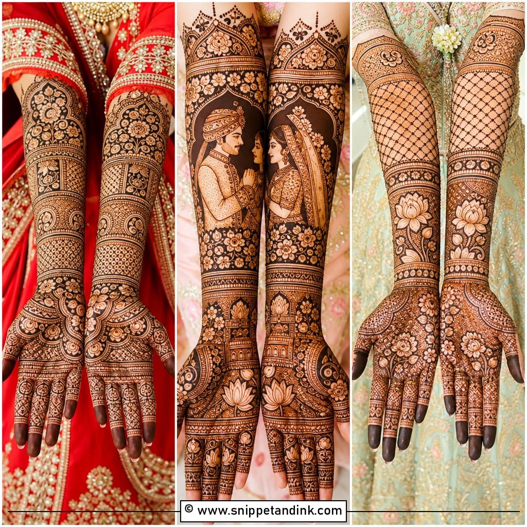 20 Full Bridal Mehndi Designs for Timeless Wedding Style
