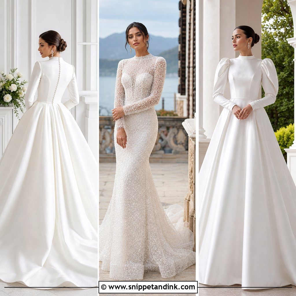 20 Full Coverage Wedding Dress Ideas for Modest Modern Brides