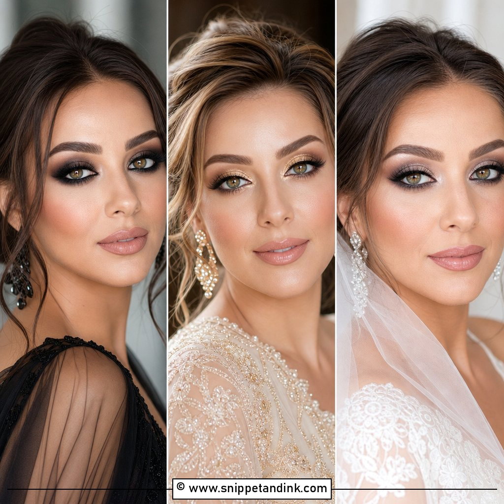 20 Full Glam Wedding Makeup for Hazel Eyes to Shine