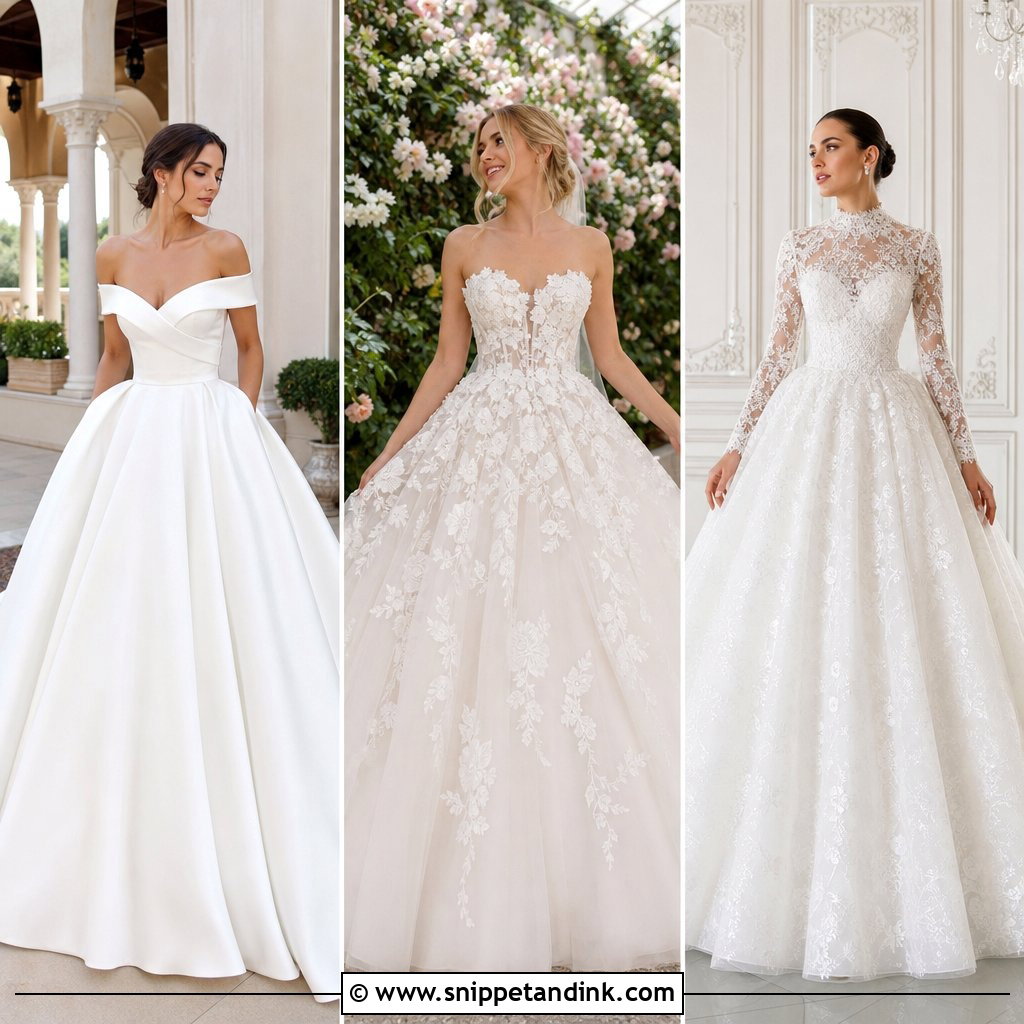 20 Full Skirt Wedding Dress Ideas for a Regal Bridal Look