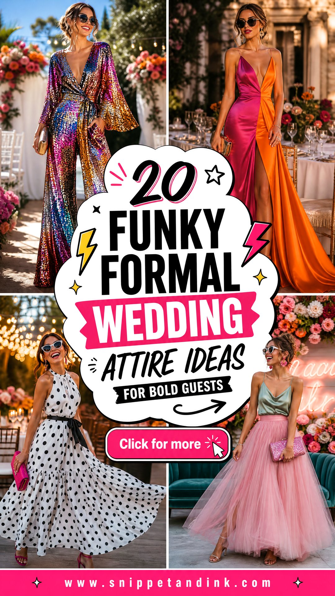 20 Funky Formal Wedding Attire Ideas for Bold Guests - 20 Funky Formal Wedding Attire Ideas for Bold Guests