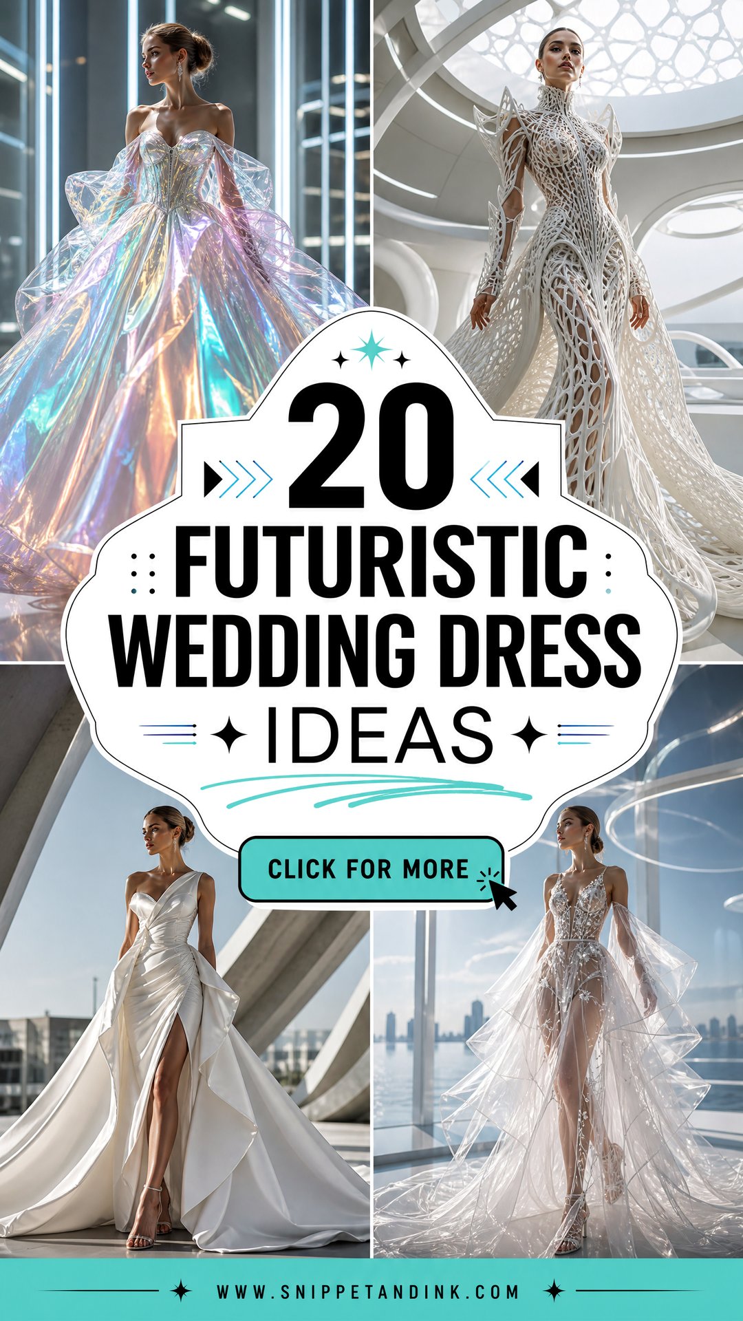 20 Futuristic Wedding Dress Ideas for Modern Bridal Style - 20 Futuristic Wedding Dress Ideas for Modern Bridal Style