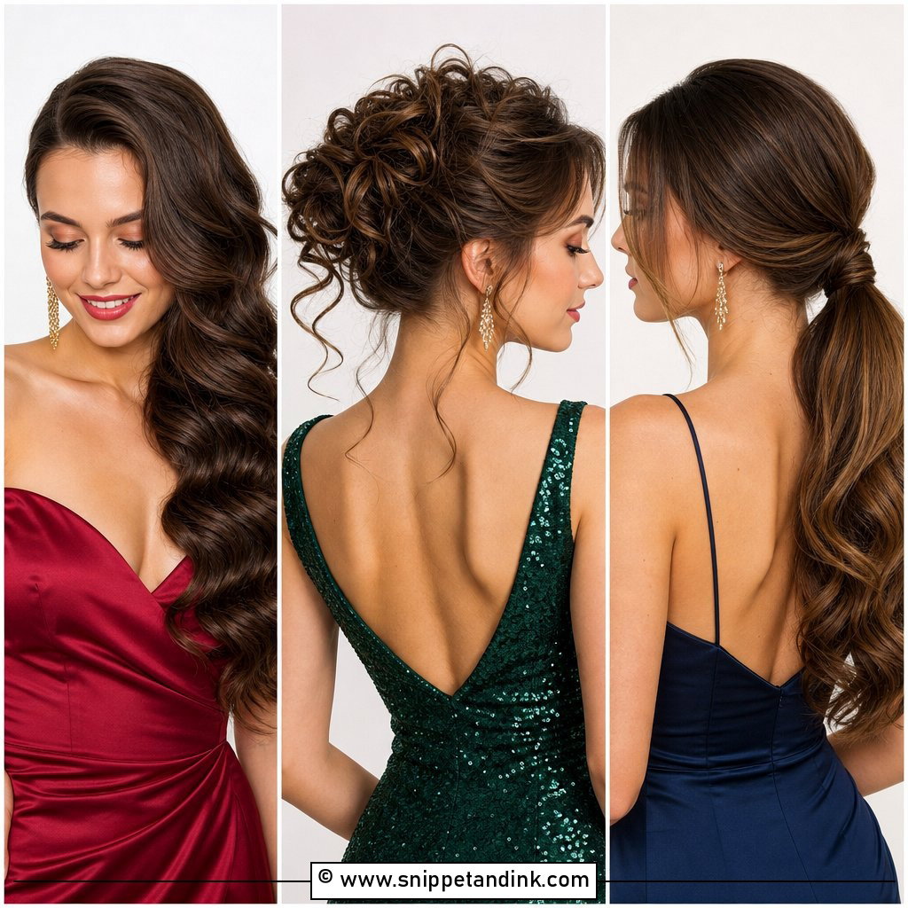 20 Gala Dinner Hairstyle Ideas for Elegant Evening Looks